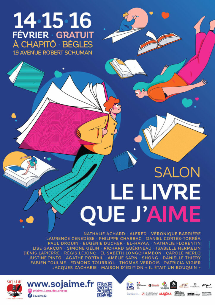 salon le livre que j'aime Bègles 14 février 2025